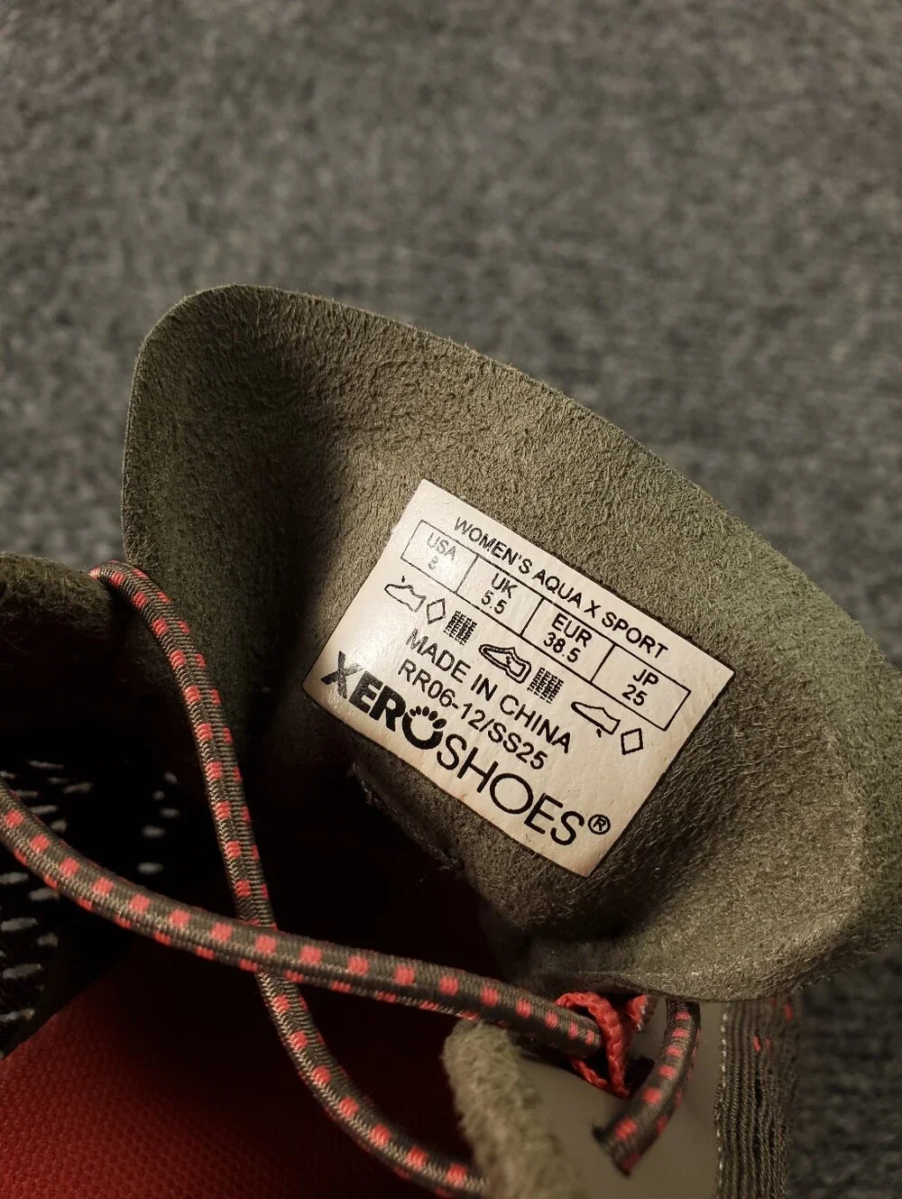 Xero Olive & Coral Women's Athletic Shoe